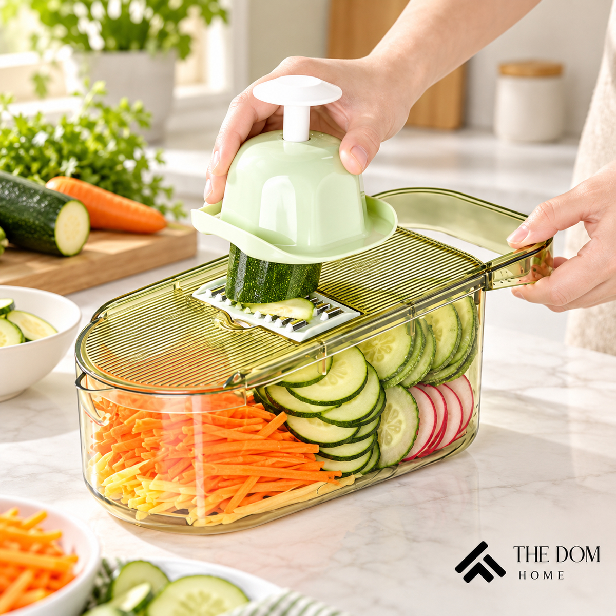 The Dom Home 6-in-1 Vegetable Cutter