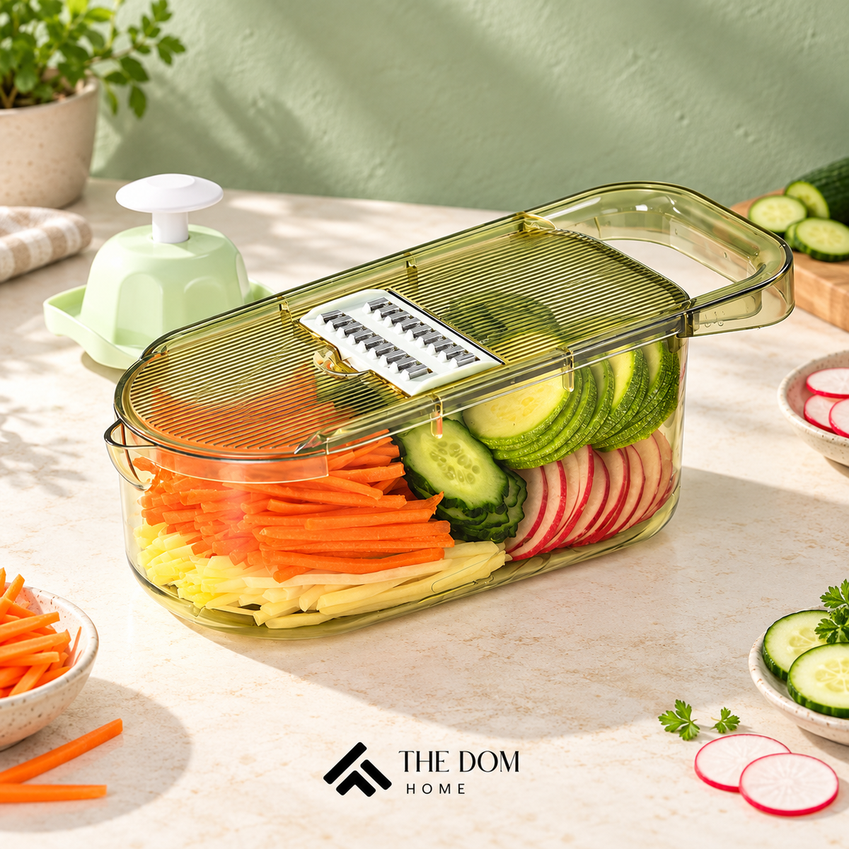 The Dom Home 6-in-1 Vegetable Cutter