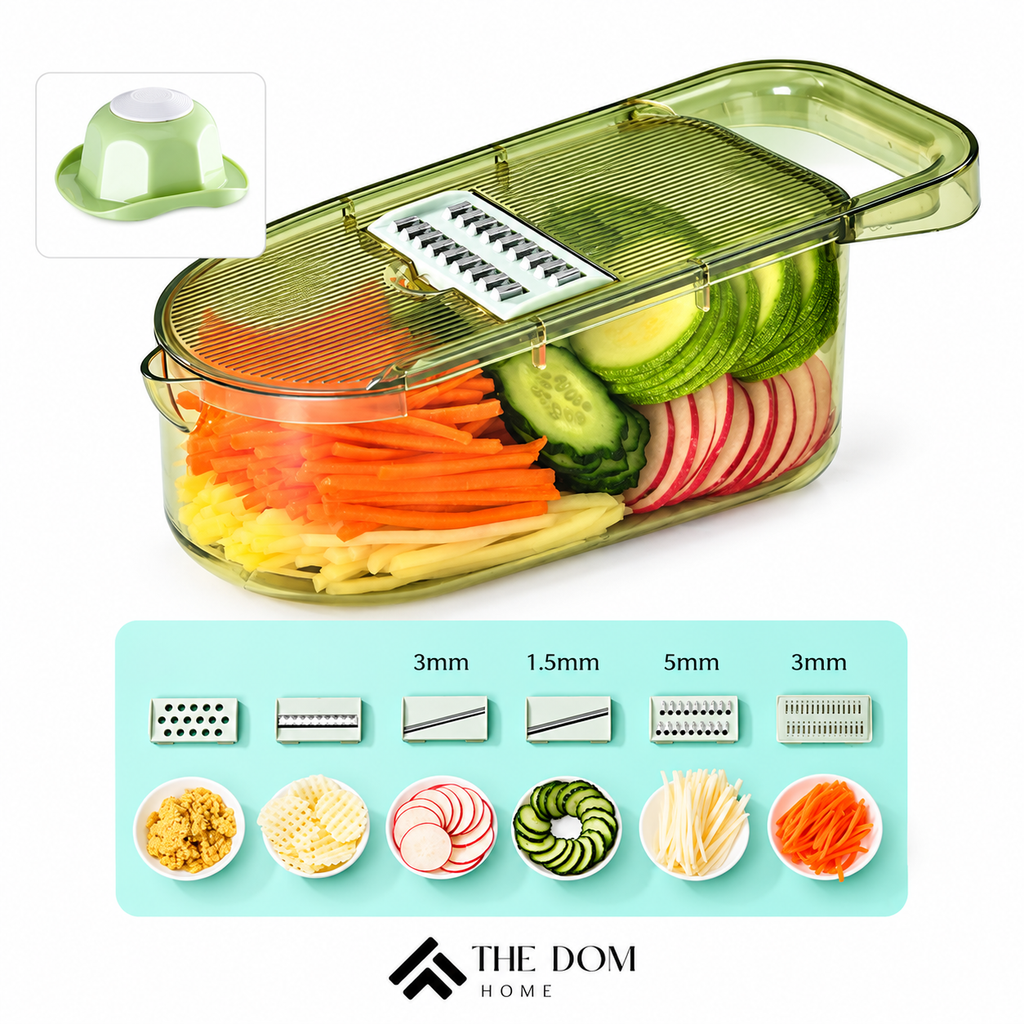 The Dom Home 6-in-1 Vegetable Cutter