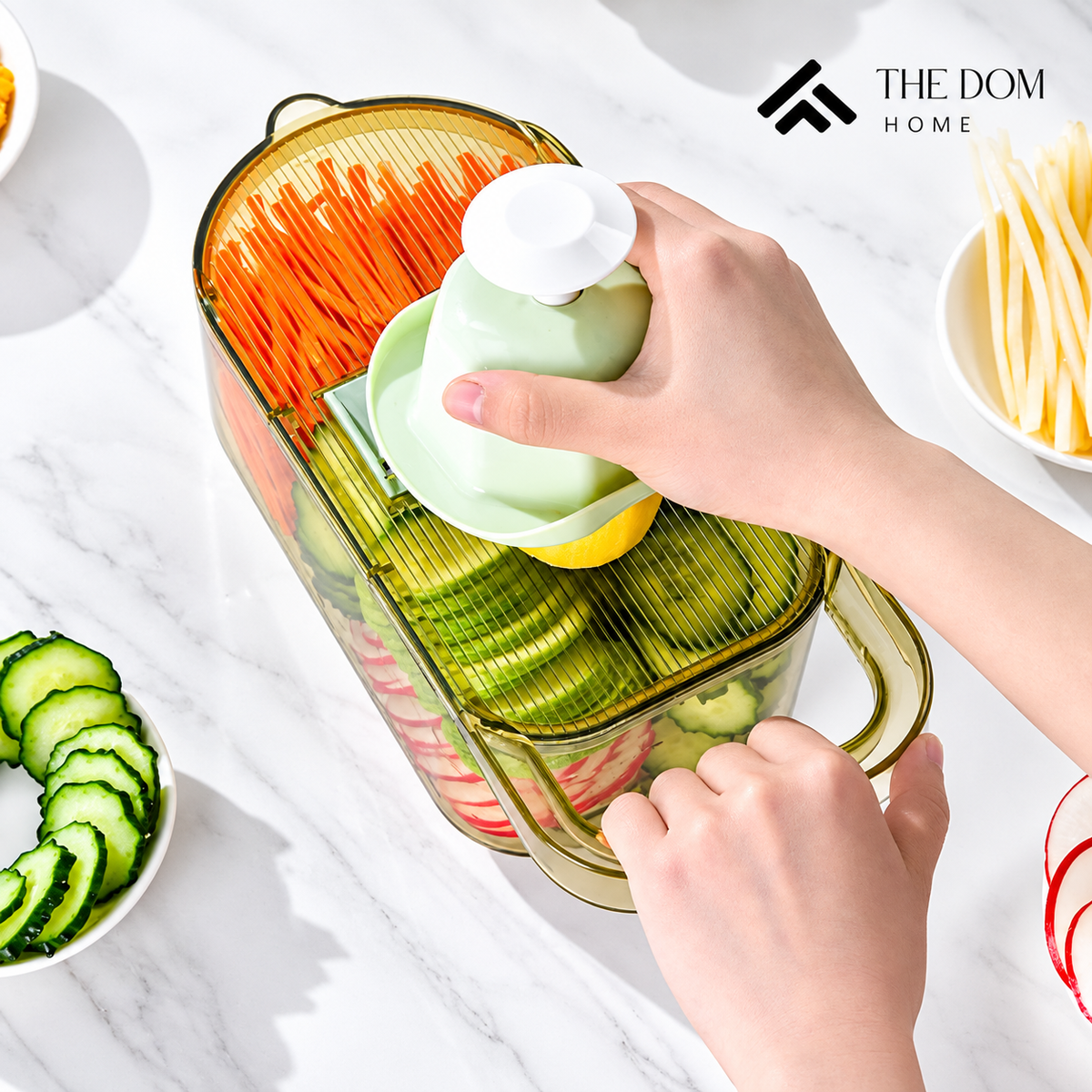 The Dom Home 6-in-1 Vegetable Cutter